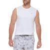 Calvin Klein Men's Standard Light Weight Quick Dry Sleeveless 40+ UPF Protection Active Top, White, Small view 1