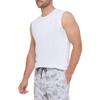 Calvin Klein Men's Standard Light Weight Quick Dry Sleeveless 40+ UPF Protection Active Top, White, Small view 4