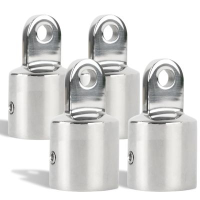 Five Oceans Bimini Top Hardware - Marine Bimini Top 7/8-inch External End Eye, Heavy-Duty AISI316 Stainless Steel Bimini Top Mounting Hardware - 4-Pack - FO368-M4