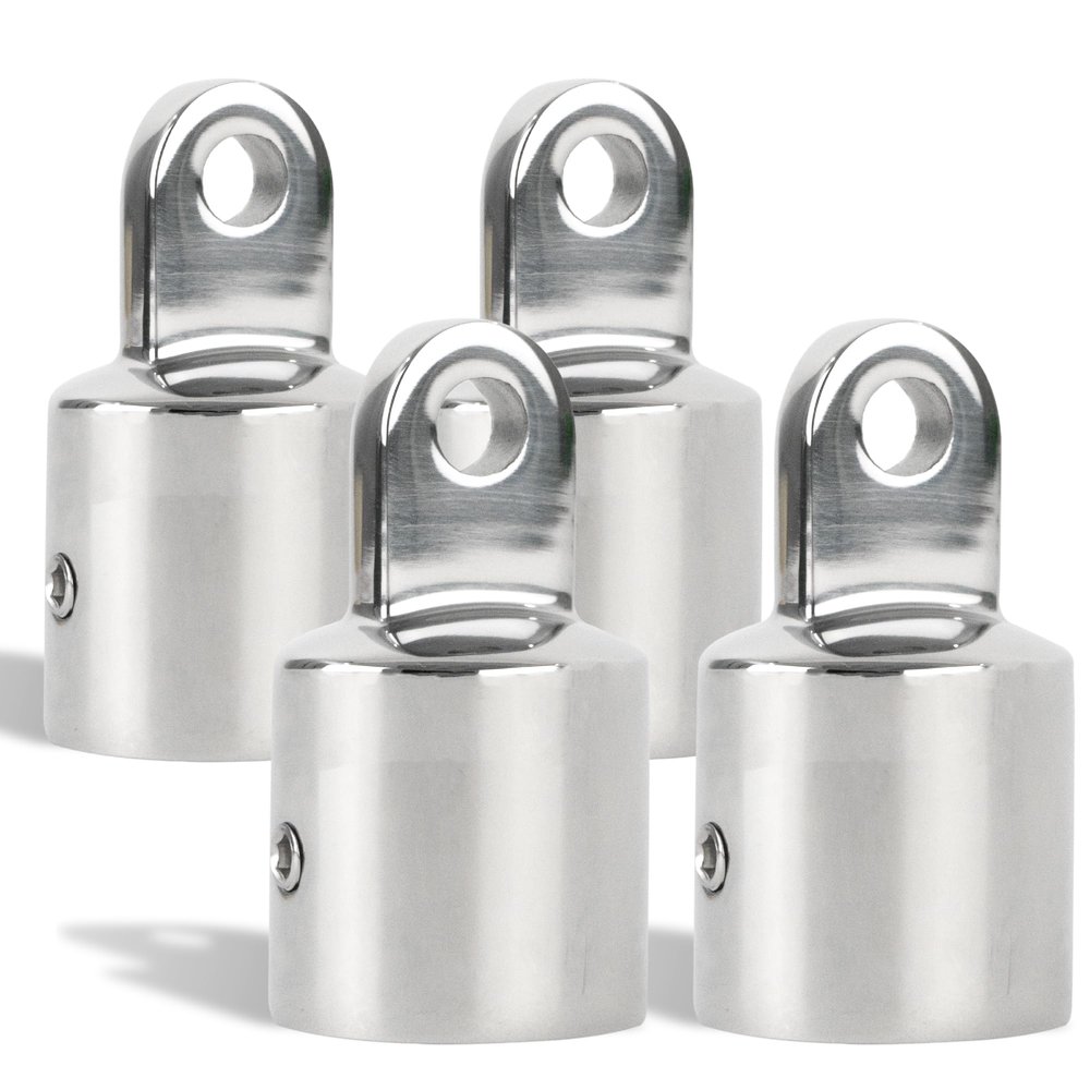 Five Oceans Bimini Top Hardware - Marine Bimini Top 7/8-inch External End Eye, Heavy-Duty AISI316 Stainless Steel Bimini Top Mounting Hardware - 4-Pack - FO368-M4