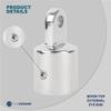 Five Oceans Bimini Top Hardware - Marine Bimini Top 7/8-inch External End Eye, Heavy-Duty AISI316 Stainless Steel Bimini Top Mounting Hardware - 4-Pack - FO368-M4 view 4
