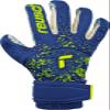 Reusch Pure Contact Fusion Goalkeeper Gloves, Blue/Yellow, Size 11 view 2