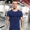 3 Pack Men's Compression Shirts Short Sleeve Workout T-Shirt Cool Dry Undershirts Baselayer Sport Cool Shirt Running Tops view 2