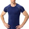3 Pack Men's Compression Shirts Short Sleeve Workout T-Shirt Cool Dry Undershirts Baselayer Sport Cool Shirt Running Tops view 4