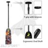 Z&J SPORT Adjustable Dragon Boat Paddle, IDBF Approved Carbon Fiber Paddle, Dragon Graphic Paddle with Adjuster for Dragon Boat Race with Adjustable T Handle (SCB10) view 4