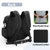 DSLEAF Cornhole Backpack, Cornhole Bag Holds 16-24 Cornhole Bags with Padded Shoulder Straps and Cushioned Lumbar for Comfort, Extra Pockets for Essentials (Patent Design) view 4