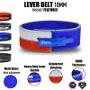 Beast Power Gear Weight Lifting Belt Lever Buckle 10MM 13MM Thick & 4 Inches Free Strap Weightlifting, Powerlifting, Deadlifts, Squats Men Women view 2