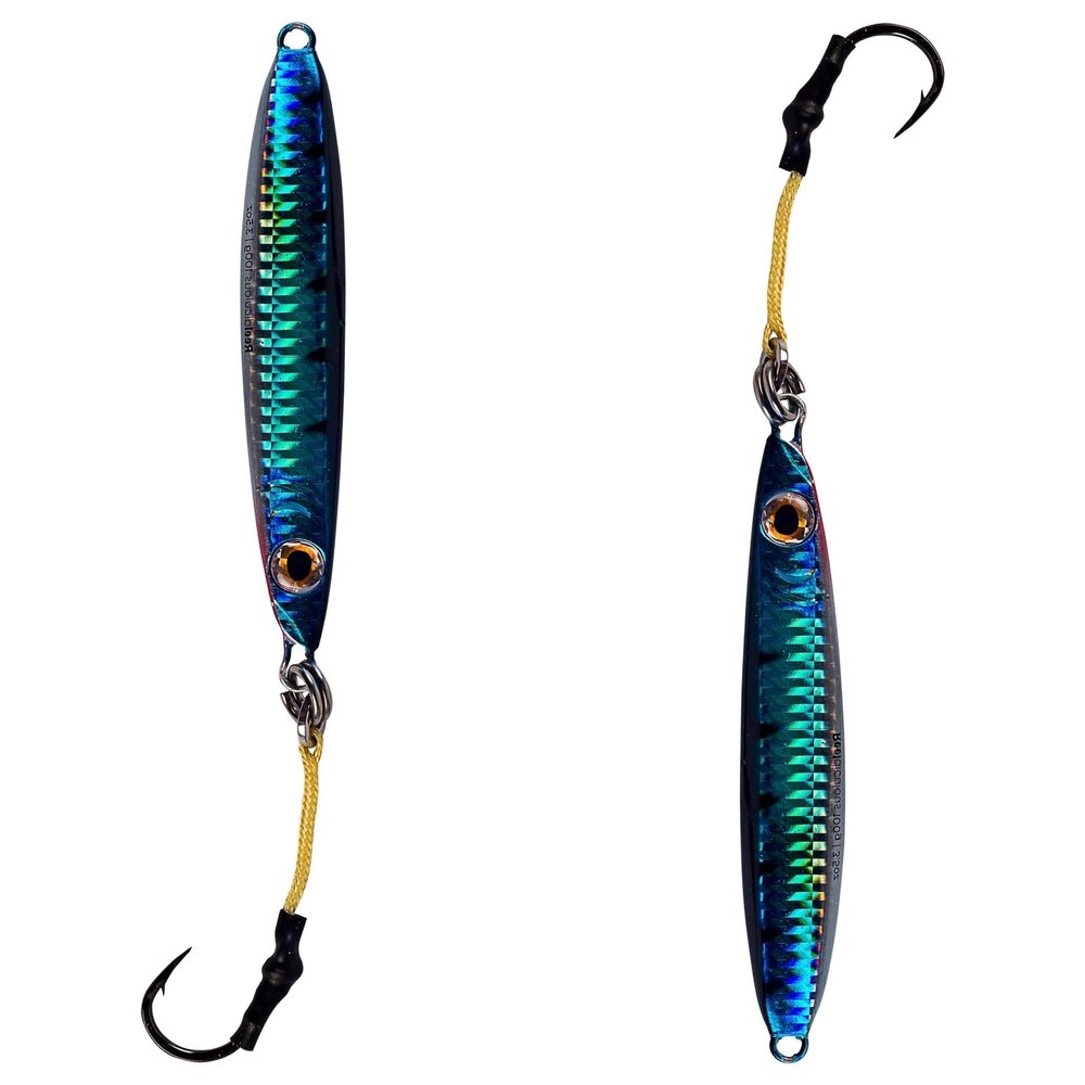 Palomar Fishing Flat Side 150g Ocean Jig Fast Vertical Deep Drop Lure | MUSTAD Hook-Owner Ring | Kevlar Assist Cord | 6-Pack | Next-Gen Graphene Paint | US Owned