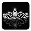 Kilshye Silver Tiaras Princess Rhinestone Tiara and Crown Crystal Crowns Birthday Party Headdress for Women (A-White) view 1