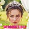 Kilshye Silver Tiaras Princess Rhinestone Tiara and Crown Crystal Crowns Birthday Party Headdress for Women (A-White) view 4