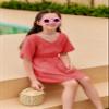 Fommykin Girls Swimwear Cover Ups Kids Beach Bathing Suit Coverups Cute Sweet Bikini Swimsuit Tunic Dress view 2