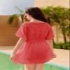 Fommykin Girls Swimwear Cover Ups Kids Beach Bathing Suit Coverups Cute Sweet Bikini Swimsuit Tunic Dress view 4