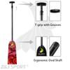 Z&J SPORT Adjustable Dragon Boat Paddle Graphic Blade IDBF Approved Carbon Fiber Paddle (SCB9) view 4