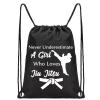 PXTIDY Jiu Jitsu Gifts Jujitsu Martial Arts Drawstring Bag A ... Who Loves Jiu Jitsu Martial Art Gifts view 1