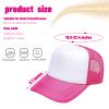 Ultrafun 6 Pack Kids Trucker Hat Sublimation Blank Plain Hats Mesh Adjustable Outdoor Sports Baseball Caps for Boys Girls (6Pack-Black) view 2