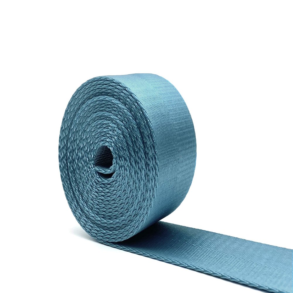 Nylon Webbing Ribbon 1 1/2 inch (38mm) Heavy Weight Blue Strap Replacement 5 Yards ZA92