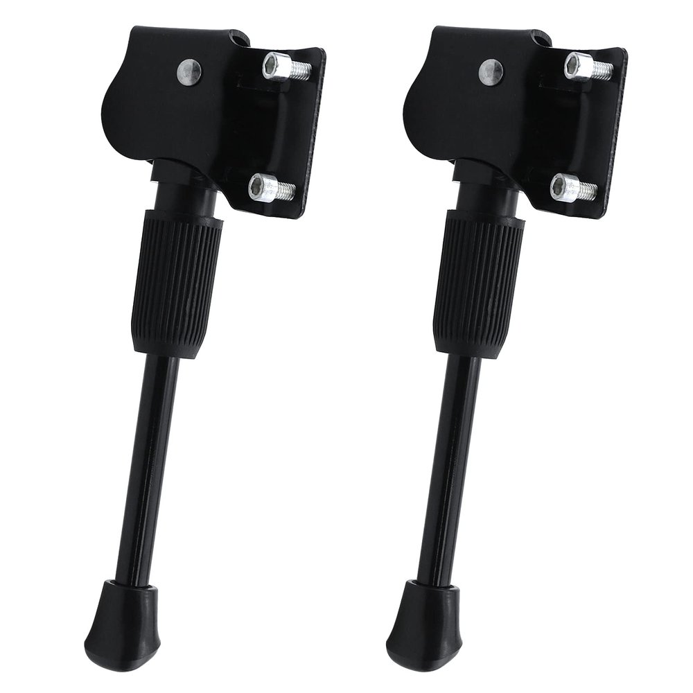 Tsnamay 2Pcs Bike Kickstand for 20 inch Wheel Kids Black Bicycle KickstandBike Kickstand Child Bicycle Kickstand Single-Side Stand