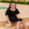 Fommykin Girls Swimwear Cover Ups Kids Beach Bathing Suit Coverups Cute Sweet Bikini Swimsuit Tunic Dress view 2