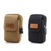 Vertical Phone Waist Pouch 6.5" Multi-Purpose Waist Bag Outdoor Canvas Carrying Case Sports Fanny Pack for Men (Black) view 3
