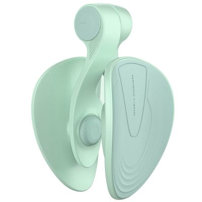 CHENGNAN Thigh Master Hip Trainer Inner Thigh Exercise Equipment, Pelvic Floor Trainer for Postpartum Rehabilitation Correction Beautiful Buttocks-Green