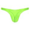 Fldy Mens Underwear Panties Shiny Micro Back Briefs Jockstrap Seamless Swim Thongs Boxer Shorts Fluorescent Green A Medium view 2