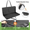 DSLEAF Cornhole Carrying Case for 4' x 2' Regulation Size, Heavy-Duty 600D Cornhole Boards Bag with Padded Shoulder Strap and Double Slide Zipper, Only Bag view 3