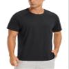 CRZ YOGA Men's Workout Short Sleeve T-Shirt Quick Dry Gym Athletic Running Stretchy Tee Shirts Top Black X-Large view 1