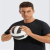 CRZ YOGA Men's Workout Short Sleeve T-Shirt Quick Dry Gym Athletic Running Stretchy Tee Shirts Top Black X-Large view 3