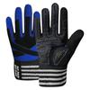 FINGER TEN Weightlifting Workout Gloves Full Finger with Wrist Strap Support, Padded Grip for Weight Lifting Gym Fitness Exercise Training Men Male (Full-Blue, Medium) view 1