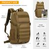 HUNTVP Tactical Backpack Military MOLLE Backpack Hunting Rucksack Gear Assault Pack 25L WR view 4