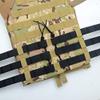 Aekvinks Tactical MOLLE Vest Quick Release Cummerbund Buckle Skeletal Mesh Cummerbund Mounting Strap Side Belt for JPC XPC AVS NCPC CPC 6094 419 420 Vest(Green Set) view 2