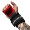 Gymreapers Weight Lifting Hooks (Pair), Heavy Duty Power Wrist Straps Hand Grip Support For Deadlifts, Pull Ups, Shrugs - Gym Gloves For Men and Women (Red) view 4