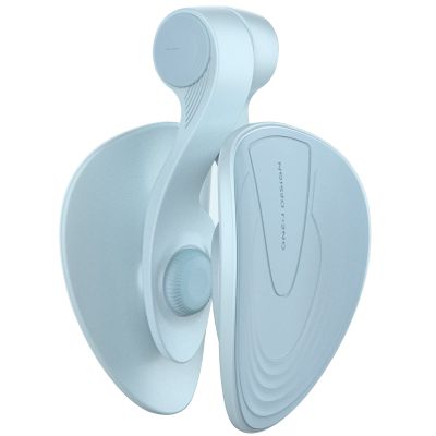 CHENGNAN Thigh Master Hip Trainer Inner Thigh Exercise Equipment, Pelvic Floor Trainer for Postpartum Rehabilitation Correction Beautiful Buttocks-Blue