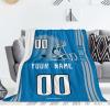 ANTKING Detroit Throw Blanket Custom Any Name and Number for Men Women Youth Gifts view 2