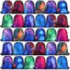 Lothee 30 Pack Galaxy Drawstring Bags, Space Party Favors Bulk Goodie Bags view 1