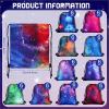 Lothee 30 Pack Galaxy Drawstring Bags, Space Party Favors Bulk Goodie Bags view 2