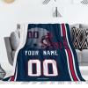 ANTKING New England Throw Blanket Custom Any Name and Number for Men Women Youth Gifts view 2