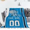 ANTKING Carolina Throw Blanket Custom Any Name and Number for Men Women Youth Gifts view 2