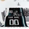 ANTKING Jacksonville Throw Blanket Custom Any Name and Number for Men Women Youth Gifts view 2