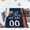 ANTKING Denver Throw Blanket Custom Any Name and Number for Men Women Youth Gifts view 2