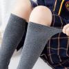 Girls & Boys Knee High School Uniform Socks - 3 Pairs Seamless Cotton Tube Socks (Navy, 5-7 Years) view 4