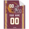 ANTKING Throw Blanket Custom Any Name and Number for Men Women Youth Gifts