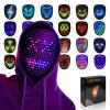 MOYACA Led Mask Light up Mask with Gesture Sensing, Cool Toys Glowing Masks Great Gifts for Halloween Christmas Birthday Costume Party view 1