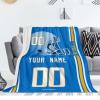 ANTKING Los Angeles Throw Blanket Custom Any Name and Number for Men Women Youth Gifts view 2