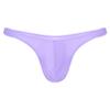 FEESHOW Men Sexy Shiny Silky Thongs Bikini Lingerie Bottoms Tights Underwear Swimwear Knickers Purple XX-Large view 4