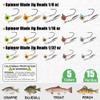 Crappie-Baits- Plastics-Jig-Heads-Kit-Shad-Minnow-Fishing-Lures-for Crappie-Panfish-Bluegill-40-Piece Kit view 4