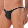Hedmy Men's Low Rise Stretchy Hip Bikini Briefs Triangle Underwear Sissy Bulge Pouch Panties Thongs Black Medium view 4