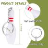Jeyiour 16 Pack Bowling Pin Keychain 2.8 Inch Sport Keychain Bowling Party Favors for Backpack Sports Souvenir Favors, Victory Parties, Gifts for Athletes view 2