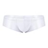 ACSUSS Men's Sexy Briefs Shiny Low Waist Seamless Bulge Pouch Underwear Thong Lingerie Swim Trunks White Large view 1