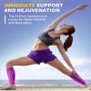 CAMBIVO Calf Compression Sleeves for Men & Women, Sports Compression Leg Sleeves for Shin Splints & Running Recovery view 3